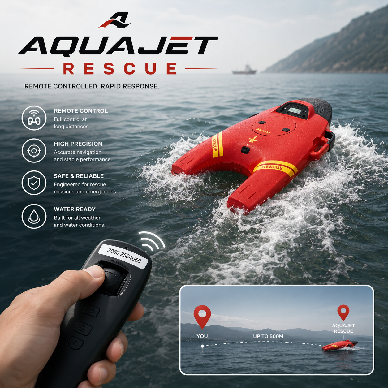 AQUAJET RESCUE REMOTE CONTROL